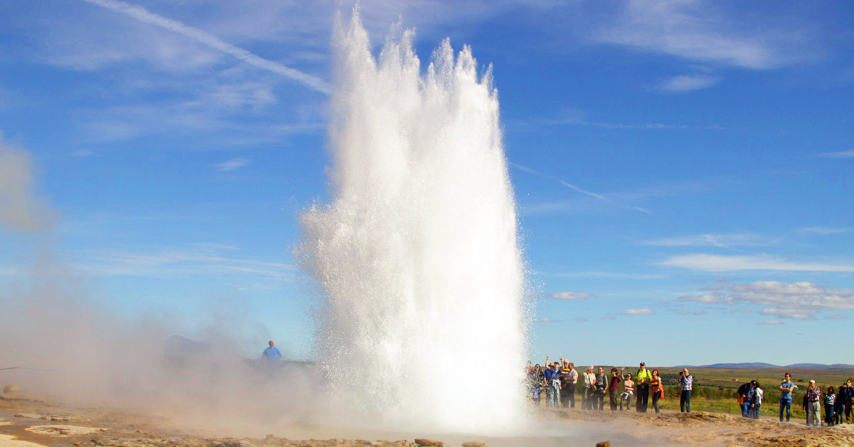 Geysir hot spring in Haukadalur