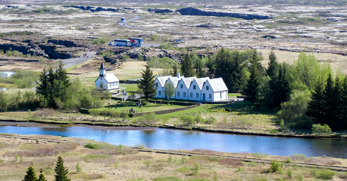Thingvellir National Park, Golden Circle, Almannagjá