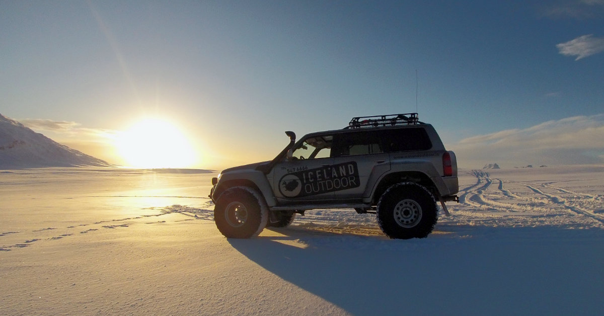Golden Circle & Glacier, Iceland Outdoor, Private Super Jeep Tour, Langjökull Glacier.
